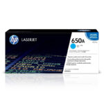 HP 650A Cyan Toner Cartridge (CP5525, M750)