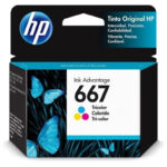 HP 667 Tri-color Ink Advantage Original Ink Cartridge