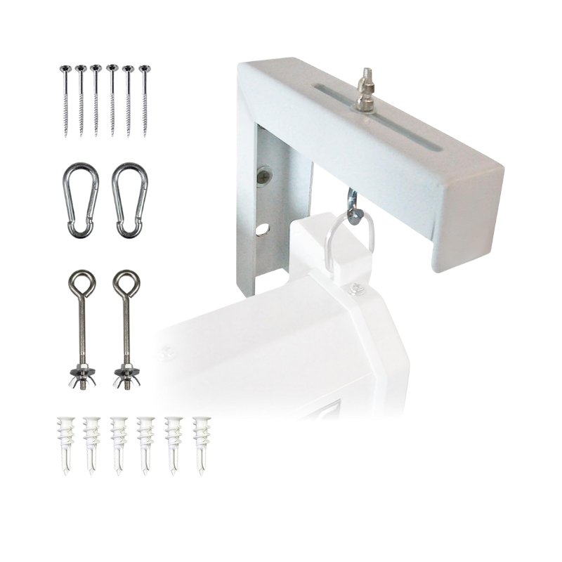 TOOLSTCL - ZVMAXLB6-W Elite Screens 6" Projector Screen L-Brackets (White) - Image 1