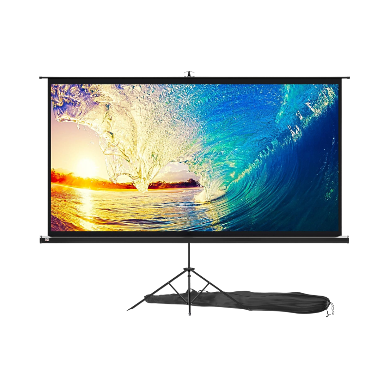 PROJECTOR SCREENSTCL - B07BPY2T69 PropVue 100" 16:9 Projector Screen with Stand - Image 1