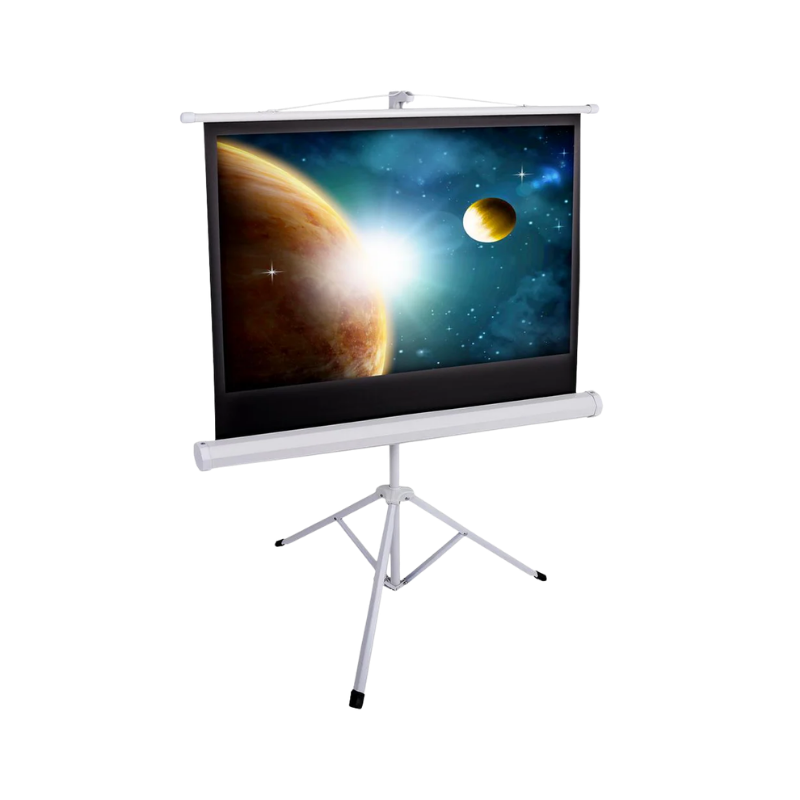 PROJECTOR SCREENSTCL - PRJTP42 Pyle Portable Tripod Projector Screen 40" - Image 1