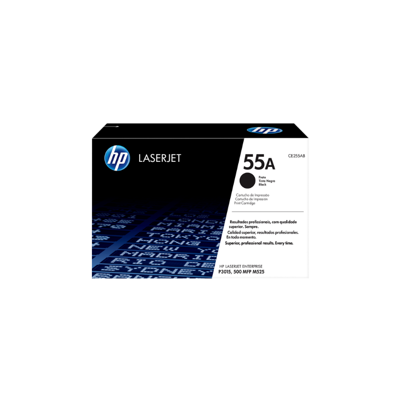 TONERTCL - 1PCE255A HP 55A Black LaserJet Toner - CE255A - Image 1