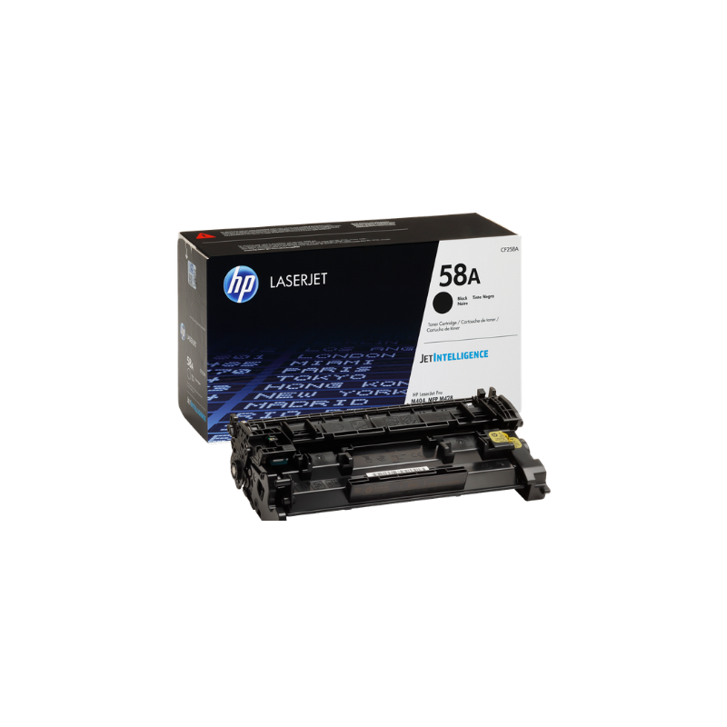 TONERTCL - 1PCF258A HP 58A Black LaserJet Toner - CF258A - Image 1