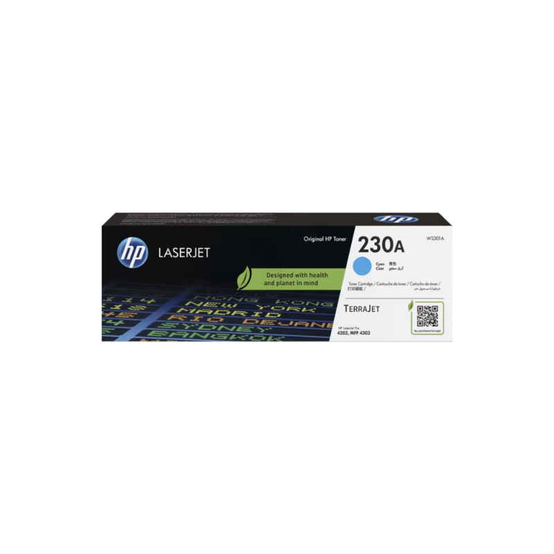 TONERTCL - 1PW2301A HP 230A Cyan LaserJet Toner - W2301A - Image 1