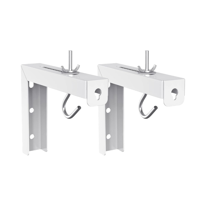 TOOLSTCL - PSM001 WALI Projector Screen L-Brackets 6" (White, 66 lb) - Image 1