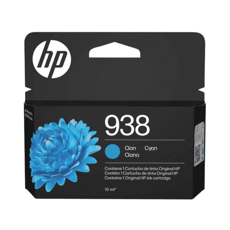CARTRIDGESTCL - 4S6X5PL HP 938 Cyan Ink Cartridge - 4S6X5PL - Image 1