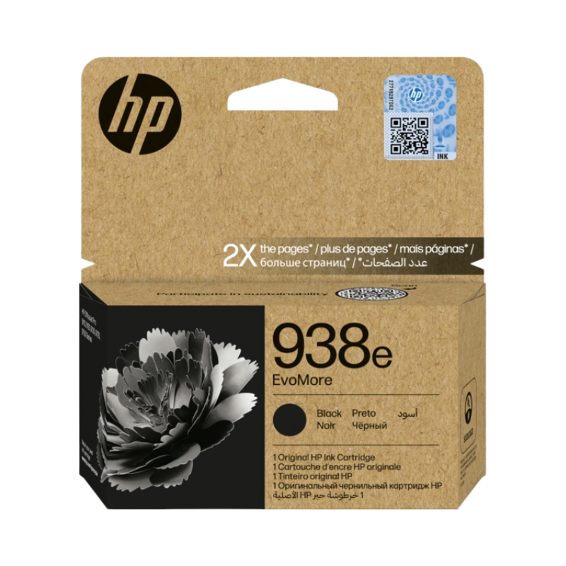 CARTRIDGESTCL - 4S6Y2PL HP 938e EvoMore Black Ink Cartridge - 4S6Y2PL - Image 1