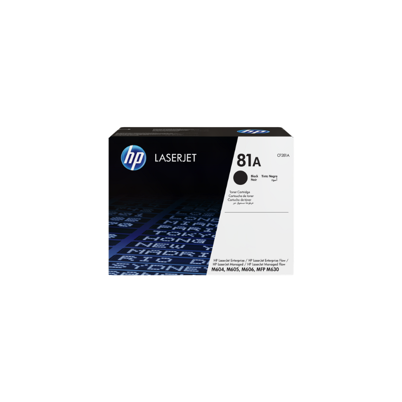 TONERTCL - 1PCF281A HP 81A Black LaserJet Toner - CF281A - Image 1