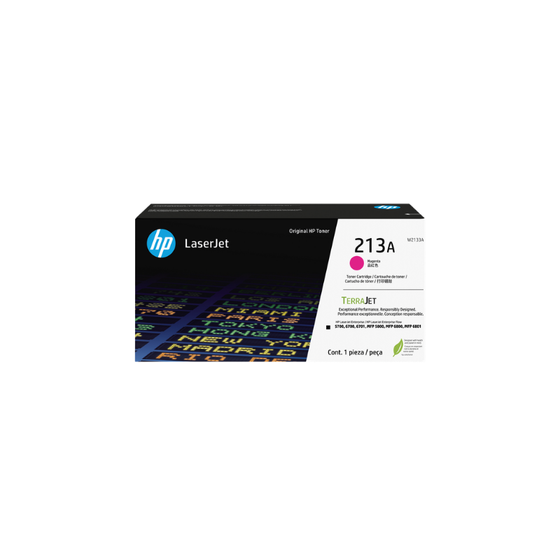 TONERTCL - 1PW2133A HP 213A Magenta LaserJet Toner - W2133A - Image 1