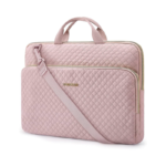 BAGSMART 15.6" Laptop Sleeve Bag (Pink)