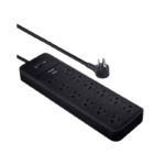 Amazon Basics 12-Outlet Surge Protector 4000J (Black)
