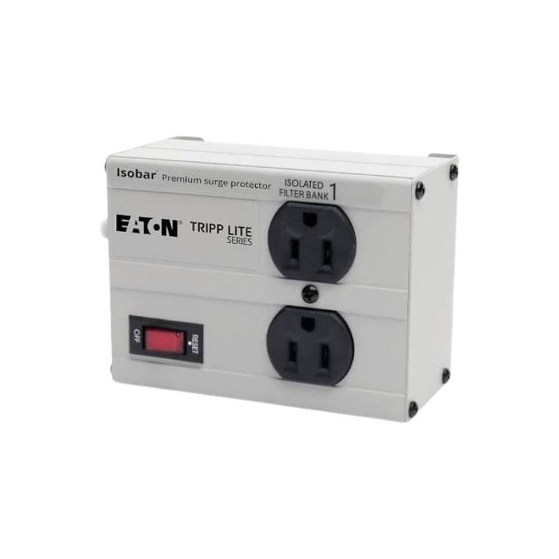 POWER PROTECTIONDESKTOPTCL - ISOBAR2-6 Tripp Lite Isobar 2-Outlet Surge Protector - ISOBAR2-6 - Image 1