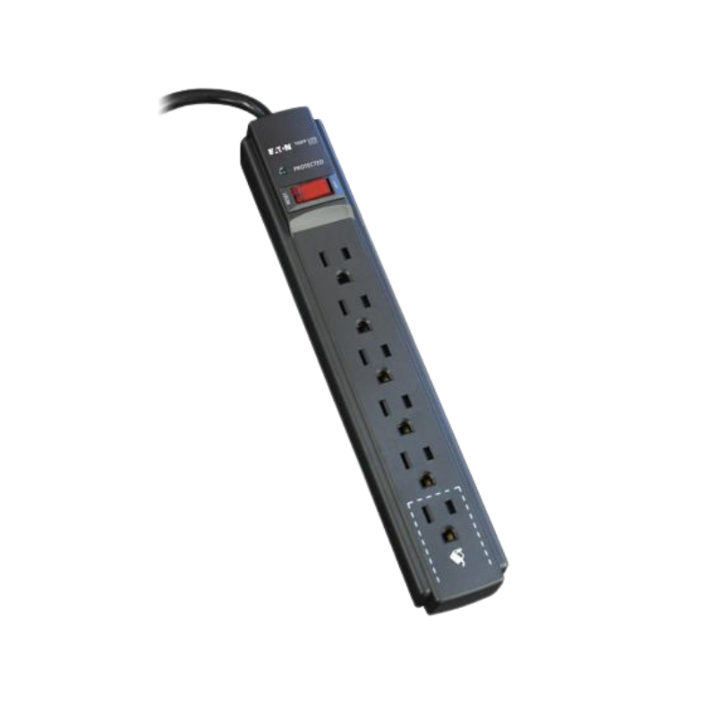 POWER PROTECTIONDESKTOPTCL - TLP606B Tripp Lite Protect It! 6-Outlet Surge Protector - TLP606B - Image 1