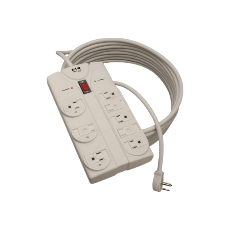 POWER PROTECTIONDESKTOPTCL - TLP825 Tripp Lite Protect It! 8-Outlet Surge Protector 25 ft - TLP825 - Image 1