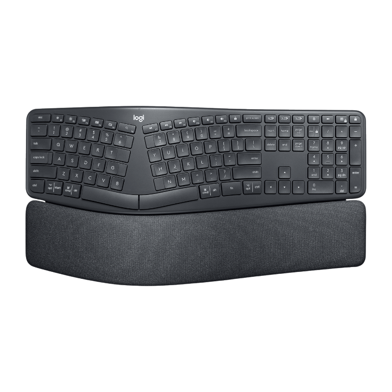 KEYBOARDSWIRELESSTCL-920-009166 Logitech ERGO K860 Wireless Split Ergonomic Keyboard - 920-009166 - Image 1