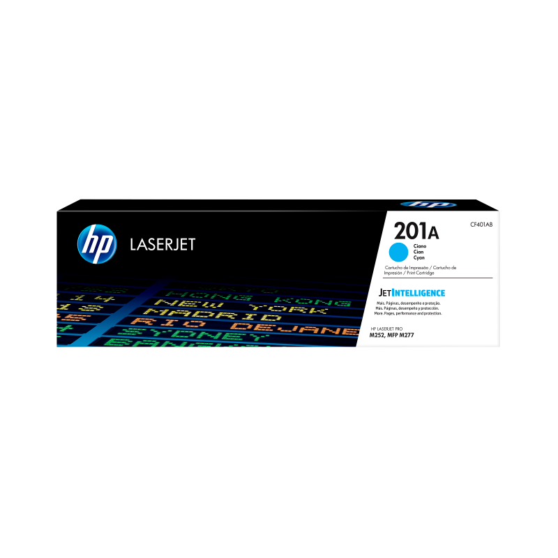 TONERTCL-1PCF401A HP 201A Cyan LaserJet Toner - CF401A - Image 1